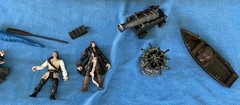 Hawthorne Pirates Of The Caribbean Black Pearl Ghost Ship & Figures lights sound