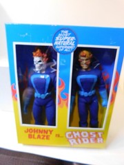 Mego 8″ Action Figure Custom Marvel Comics Johnny Blaze Ghost Rider 2Pack Boxed