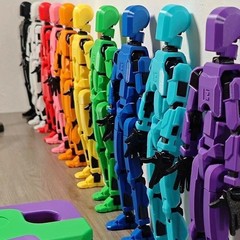 Intricately Designed T-13 Action Figure Set – 9PCS 3D Printed Fun for All Ages