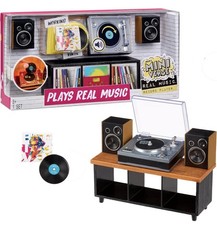MGA’s Miniverse Real Music Record Player Mini Collectibles Mini Playable Record