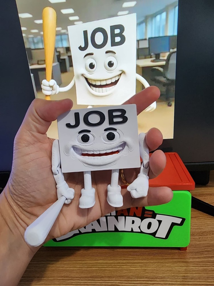 Italian Brainrot – Job Job Job Sahur – Limited Edition Physical Figure Toy Meme