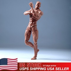 USA Romankey X COWL 1/12 Dark Male Head Body Flexible Jointed 6in Action Figure