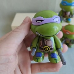TMNT Mni Action Toy Figures 4Pcs Ninja Turtle Ornaments Car Dashboard Gift