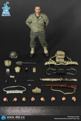 DID XA80011 Palm Hero WWII US 2nd Ranger Battalion Private Caparzo 1/12 FIGURE