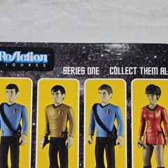 ‘Funko’ Super 7 ReAction Star Trek Figure SULU 3 3/4″ Loose 2015 UNPUNCHED Card
