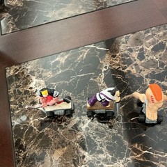 1991 Savage Mondo Blitzers Kenner Figures on Wheeled Bases
