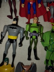 Huge Action Figure Lot of 15 DC Universe Justice League Unlimited 4″ Blue Beetle