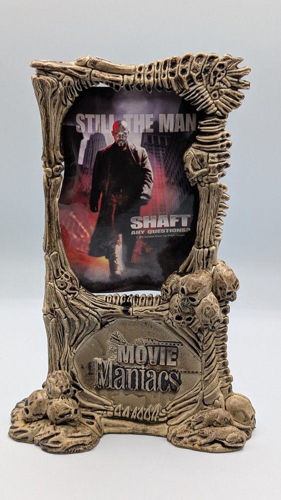 2000 McFarlane Toys Movie Maniacs SHAFT MARQUEE 6″ Mini Poster Samuel L Jackson