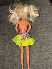 Vintage 1966 Mattel Dr Barbie Stethoscope Blonde Hair Blue Eyes Doll Indonesia