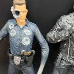 McFarlane Toys Movie Maniacs T2 T-1000 T-800 Action Figures 2001