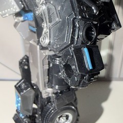 Transformer Nemesis Optimus Prime Black Silver Blue Complete Description 8 Inch