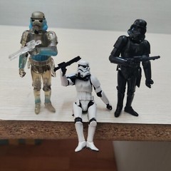 3pcs Star Wars Shadow Stormtrooper Sandtrooper 3.75″ Figure – Full Articulated