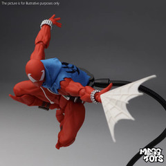 Mess Toys Scarlet Hero Spider-Man Blue Suit 1/12 Scale Action Figure Brand New