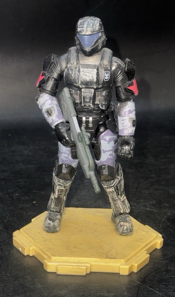 Halo ODST Marine 08 Jazwares 4″ 1:18 scale Figure with Battle Rifle Halo 3