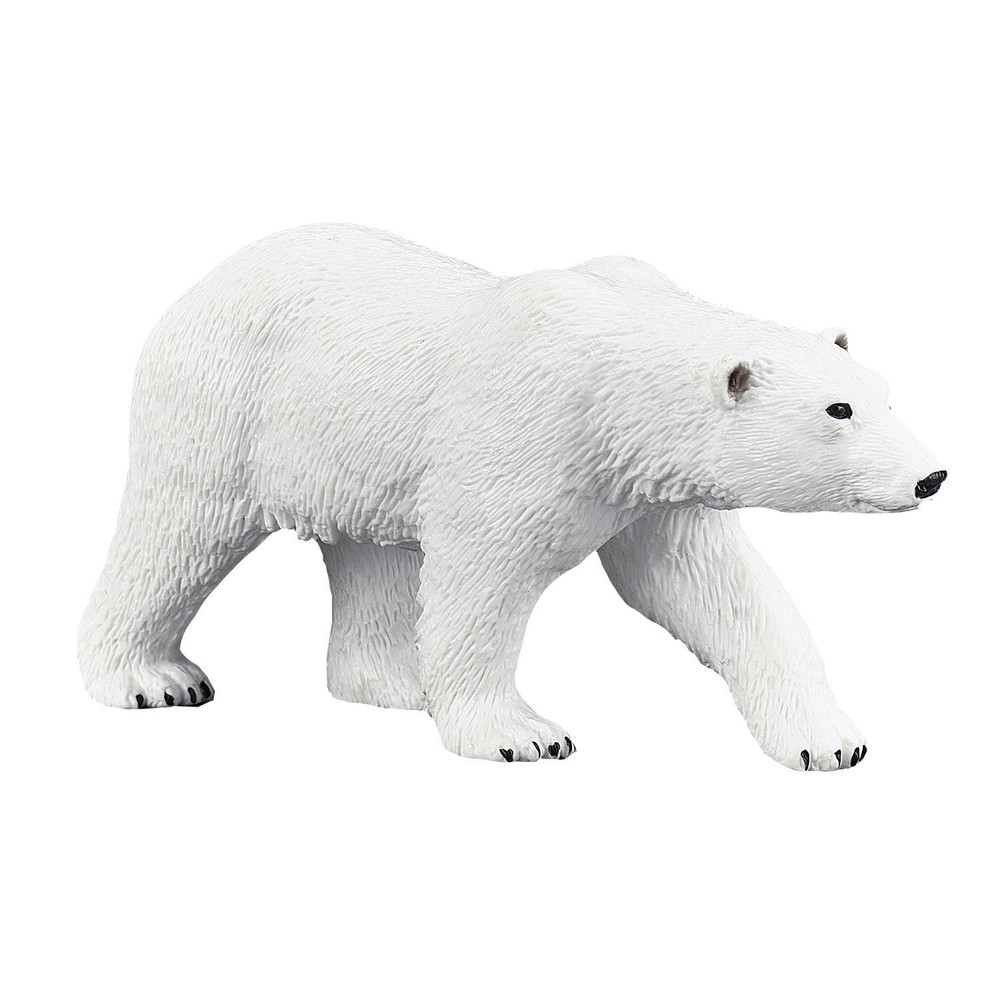 Polar Bear Wildlife Toy Figure 10.5 cm Length Approx Mojo Fun 387183