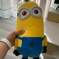 Cute Minions Movie Characters Yellow Plush Toys Bob Stuart In Jeans Soft Dolls