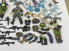 Vintage GI Joe ARAH Hasbro Lanard Mixed Lot Figures Vehicles Weapons Accessories