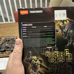 Blokees Transformers Classic Class 02 Bumblebee Model Kit Light Up-Missing Parts