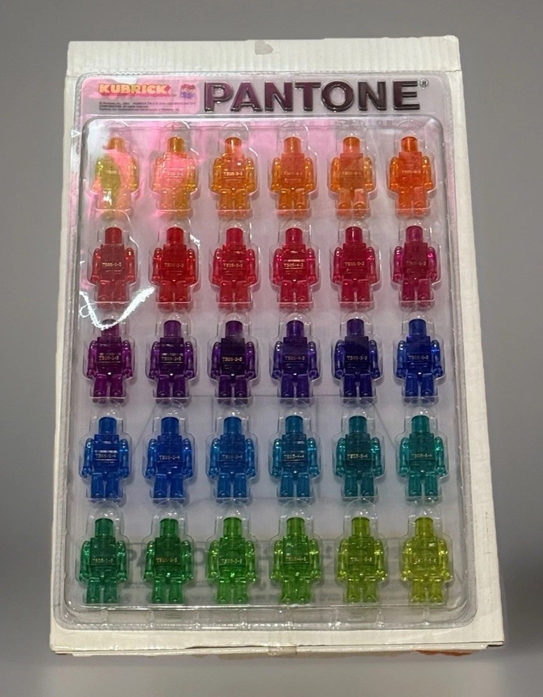 Kubrick Pantone Medicom The Power Of Color Translucent Brick Figures Set(30) VTG