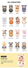 POP MART PUCKY Roly-Poly Kitty Series Figures 16pc Blind Box 100% Authentic
