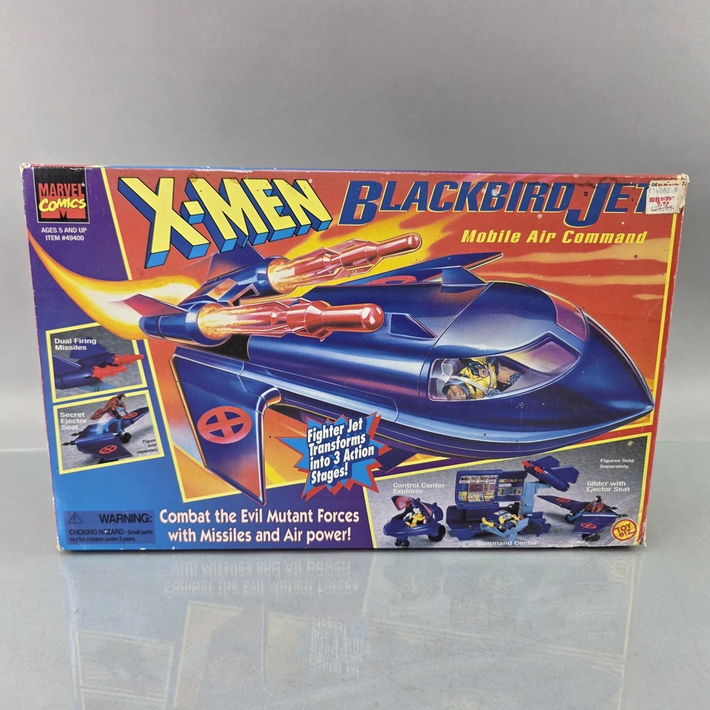 Marvel Comics X-Men Blackbird Jet Fighter Air Command ToyBiz 1997 SEALED NEW