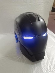 Full Black Helmet Man MK5 1:1 Cosplay Mask Electronic Open/Close Voice Control