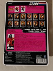 Super7 GI Joe Reaction Ninja Force SNAKE EYES 3.75″ Figure NEW IN HAND UNPUNCHED