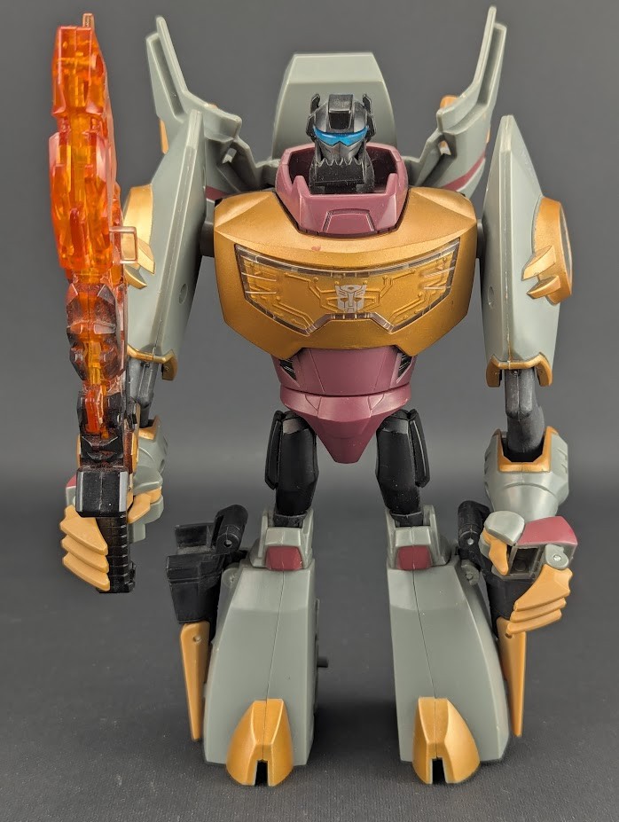 Transformers Animated Dinobot Grimlock complete Hasbro Voyager Class 2008