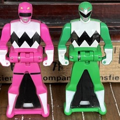 Power Rangers Super Megaforce Lost Galaxy Key Set Full Team w/ Magna Defender