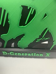 3D Printed D-Generation X (DX) Logo Display Stand WWE Wrestling Decor