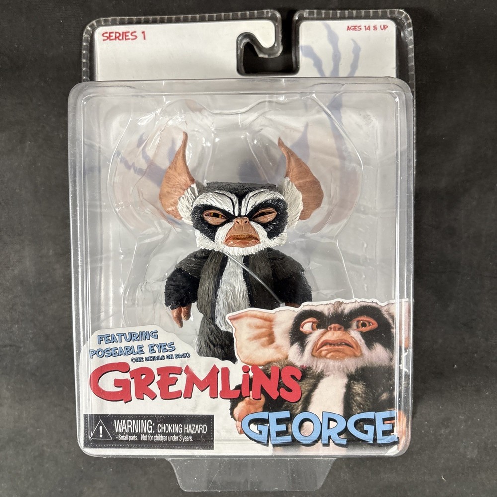 GEORGE GREMLINS ACTION FIGURE NECA REEL TOYS SERIES ONE HORROR