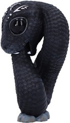 Nemesis Now Cult Cuties Ouroboros Snake 9.6cm, Resin, Black, Ouroboros Occult Sn
