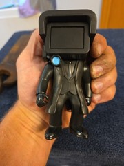 Skibidi Toilet Camera Man Plunger PVC Figure Bonkers Toy Co. 2024