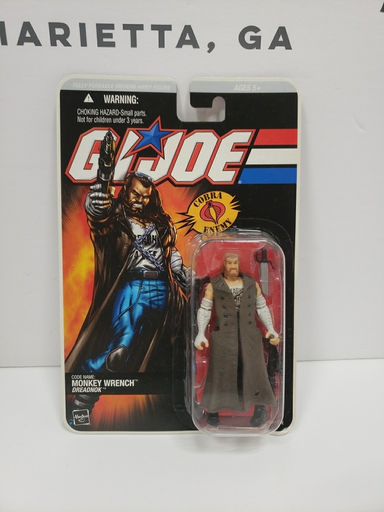 GI Joe ARAH – MONKEY WRENCH (DREADNOK) – New – Hasbro – 2005