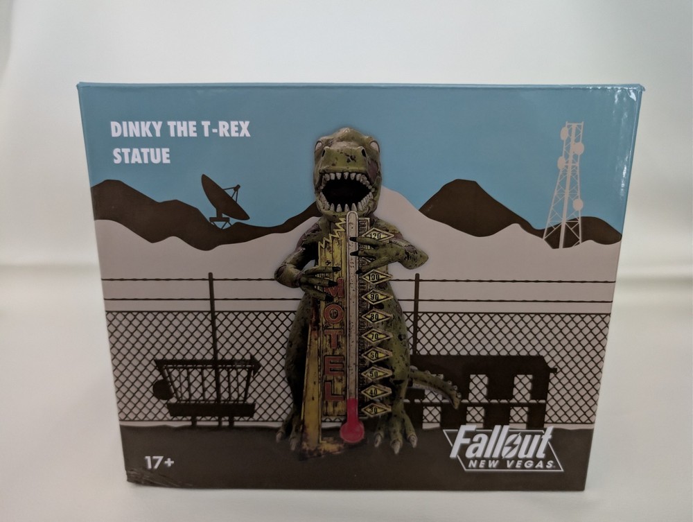 Fallout New Vegas Dinky The T-Rex Statue Motel Sign Highway 95 Dinosaur Figure