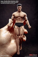 6-Inch Male Action Figure with Flexible Silicone Body for Arts & Photography
