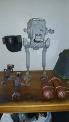 Star Wars Endor Playsets Lot bunker at-st speeder bikes catapult glider