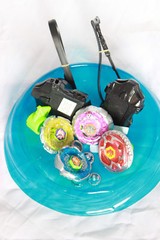 Light Up Metal Master Fusion Rapidity Fight Beyblade Battle W/ Stadium Launcher