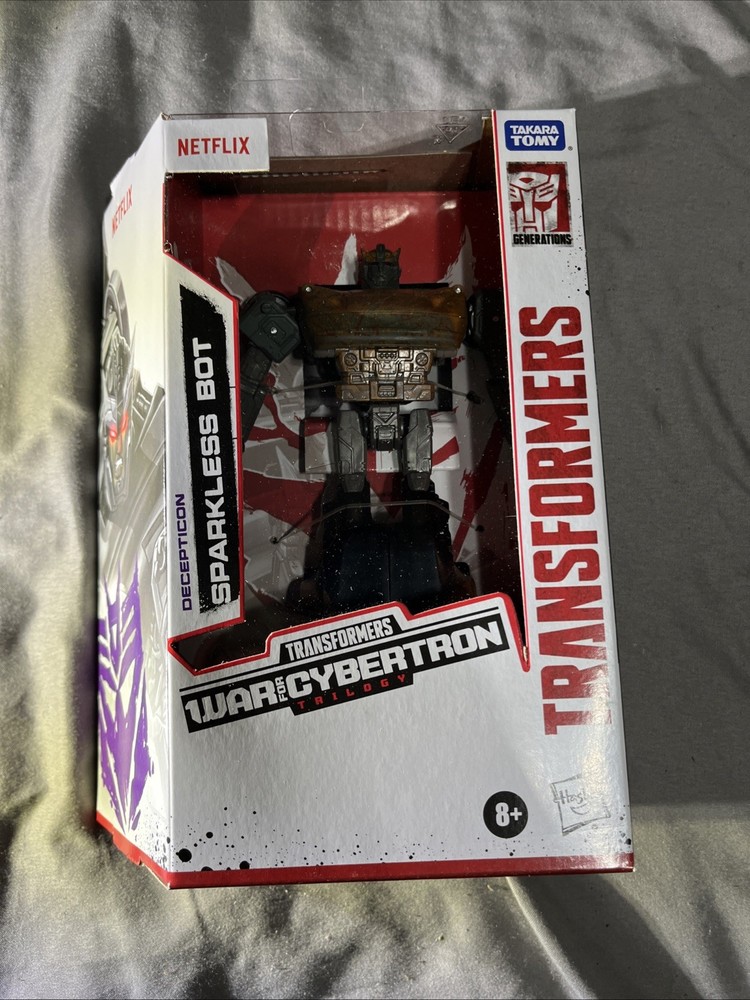 Hasbro Transformers Netflix War for Cybertron Decepticon Sparkless Bot New