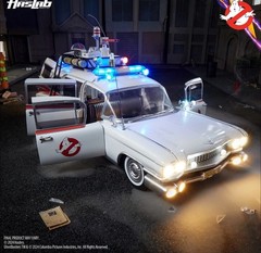 HASLAB Ghostbusters Plasma Ecto-1 Anniversary Deluxe Edition In Sealed Box