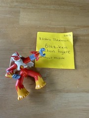 Vintage Pokemon Hasbro Blaziken Action Figure 2003 Red Plastic Launcher Toy