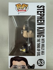Stephen King with Molly 53 ~ Funko Pop Vinyl ~ FYE EXCLUSIVE + FREE PROTECTOR