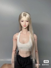 1/6 Artificial Hair Wig Cover Model For 12″ Female Action Figure Head Body Toys