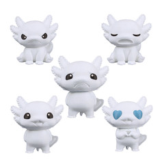 BuildInk™ DIY Axolotl Figure Kit – Interchangeable Heads & Bodies – 3D Printed