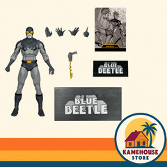 Blue beetle black & white accent edition mcfarlane toys figure