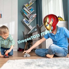 Iron Man Mk50 Friday Helmet Autoking 1/1 Wearable Helmet Cosplay LED Gift