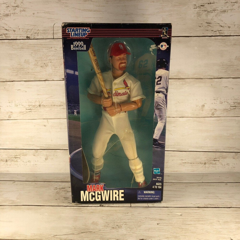 NEW 1999 Starting Lineup Mark McGwire St Louis Cardinals 12″ Figure Hasbro 28135