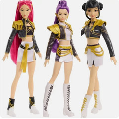 KPop Demon Hunters HUNTR/X Golden Singing Dolls Set Of 3 Rumi Mira Zoey Mattel
