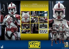 Hot Toys TMS103 STAR WARS: THE CLONE WARS 1/6 Clone Commander Fox Figure