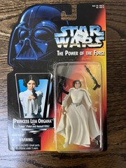 Star Wars Action Figures The Power Of The Force Orange Card Lot Of 9 Luke Leia
